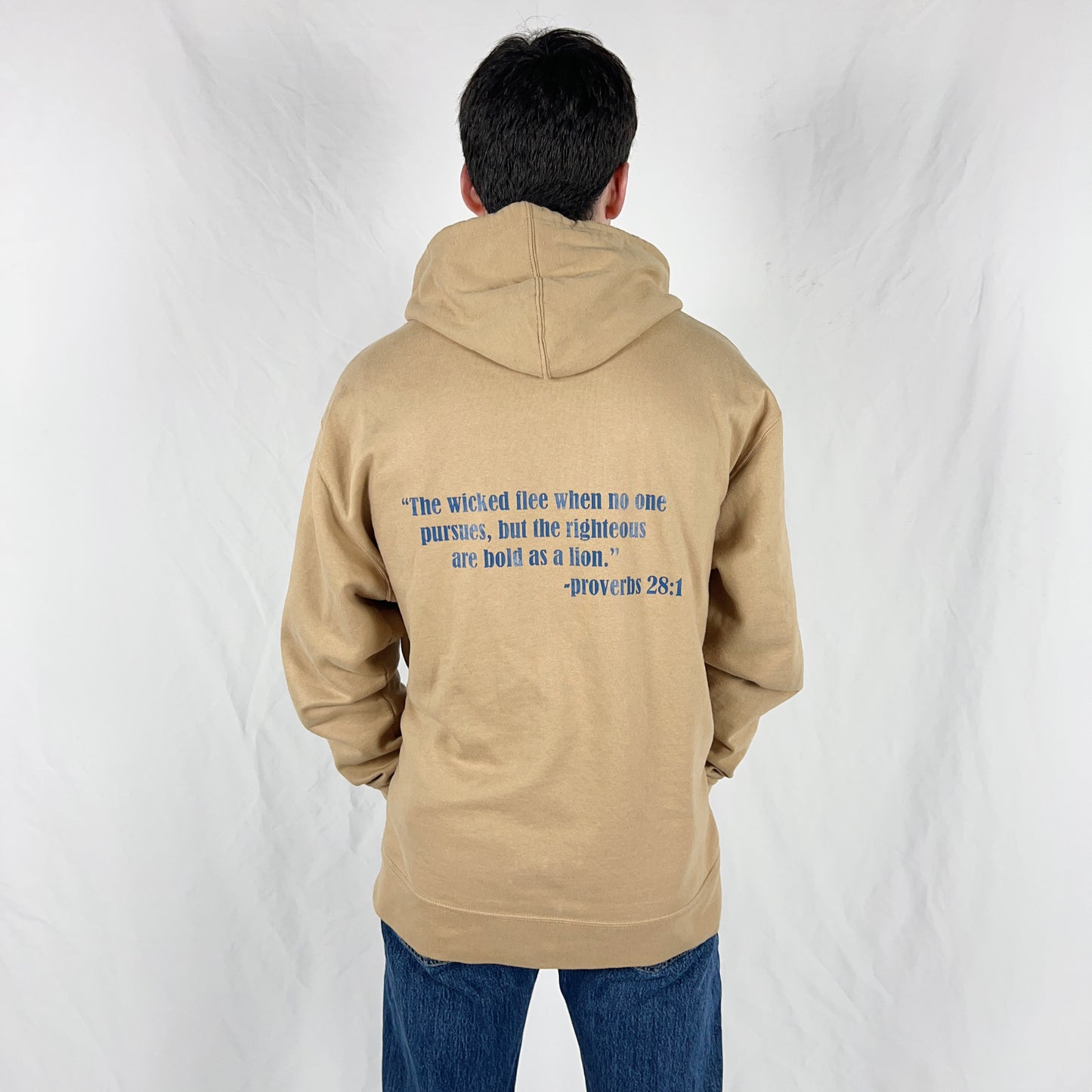 Sandstone-Navy Sanctify Hoodie