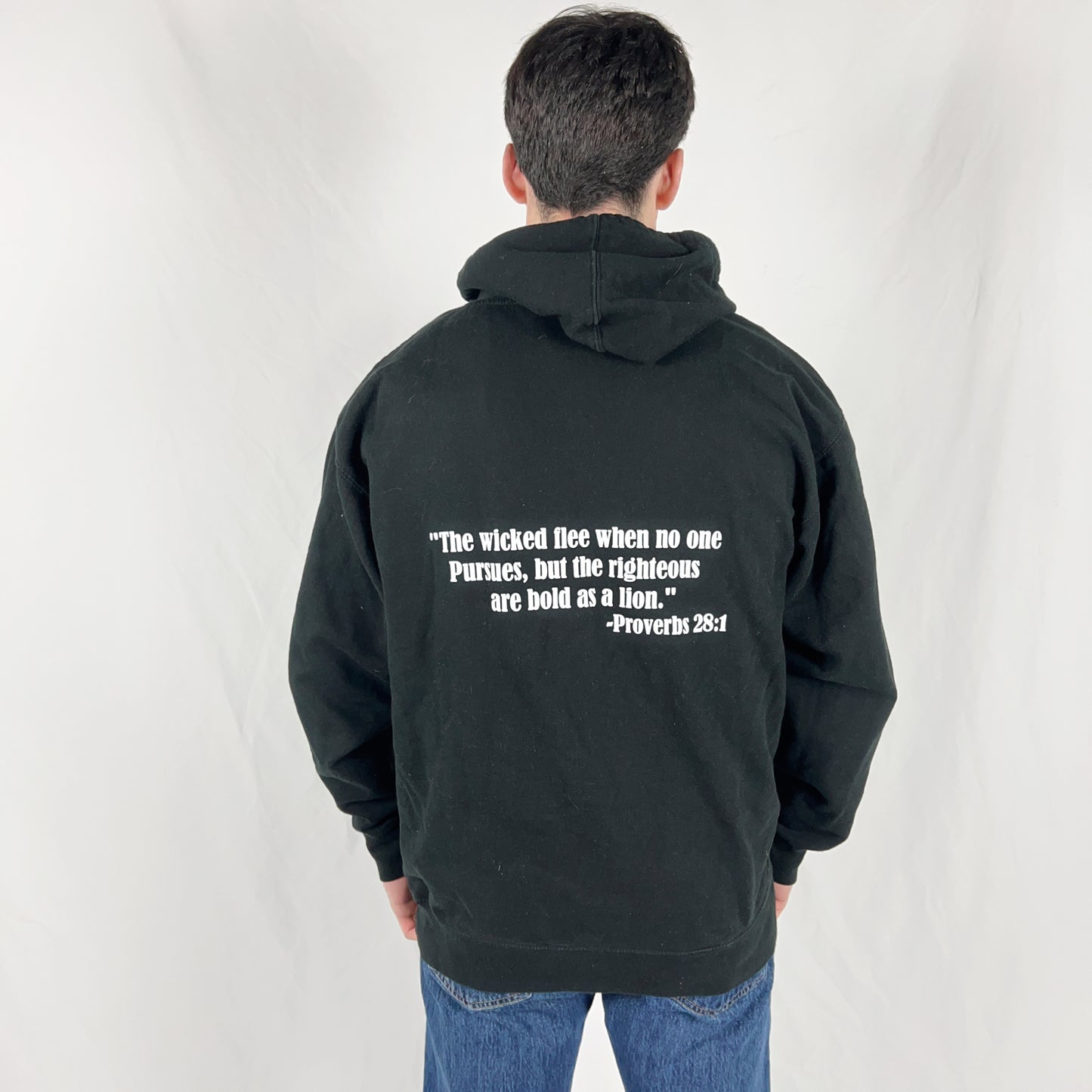 Black-White Sanctify Hoodie