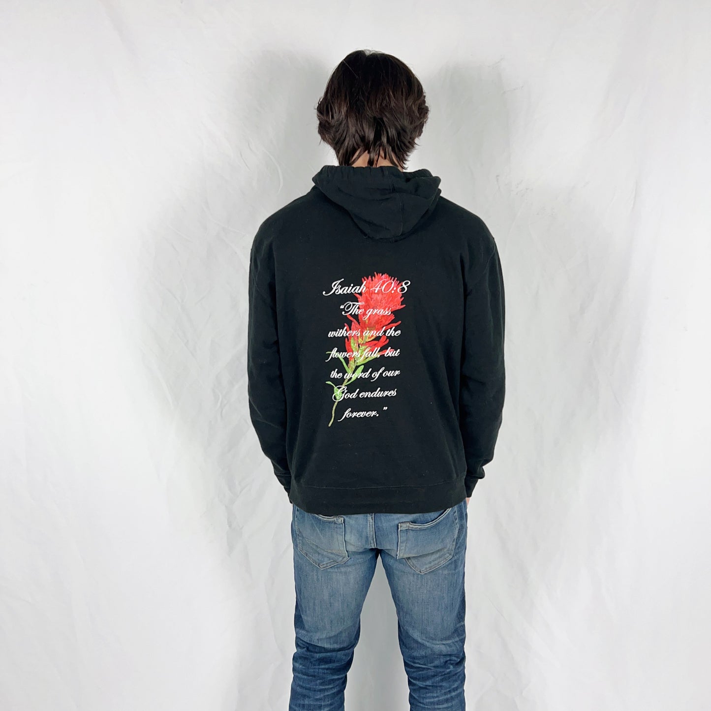 Black Indian Paintbrush Hoodie
