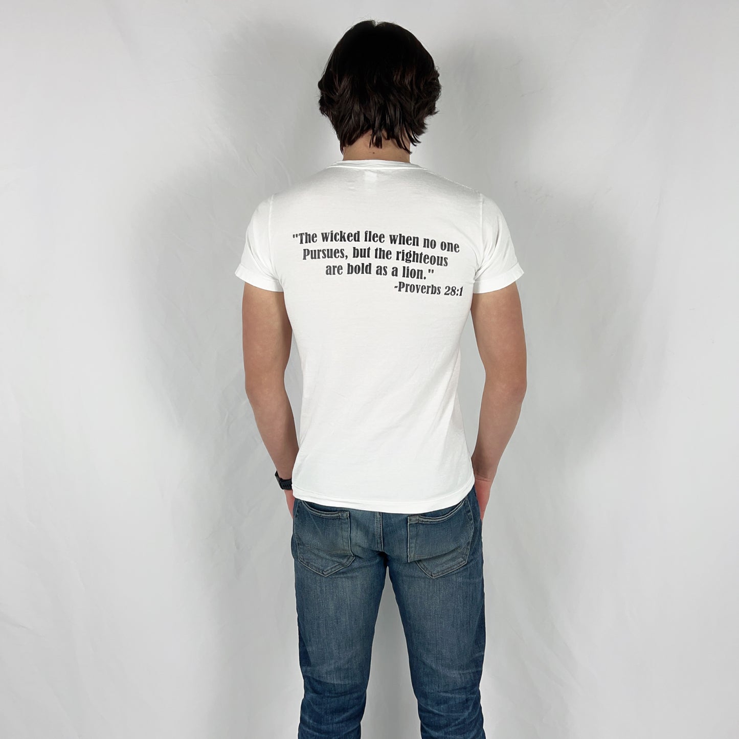 White-Black Sanctify T-Shirt