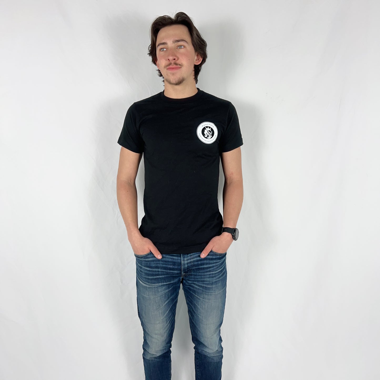 Black-White Sanctify T-Shirt
