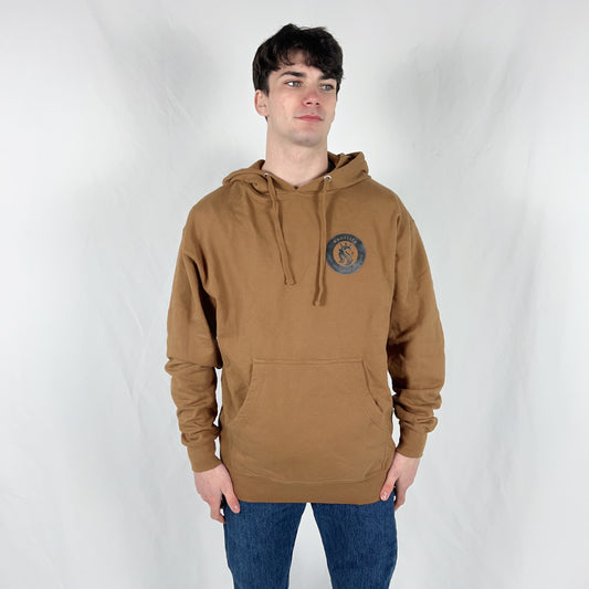 Saddle Brown-Black Sanctify Hoodie