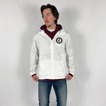 White Camo Windbreaker-White Sanctify