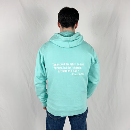 Mint-White Sanctify Hoodie