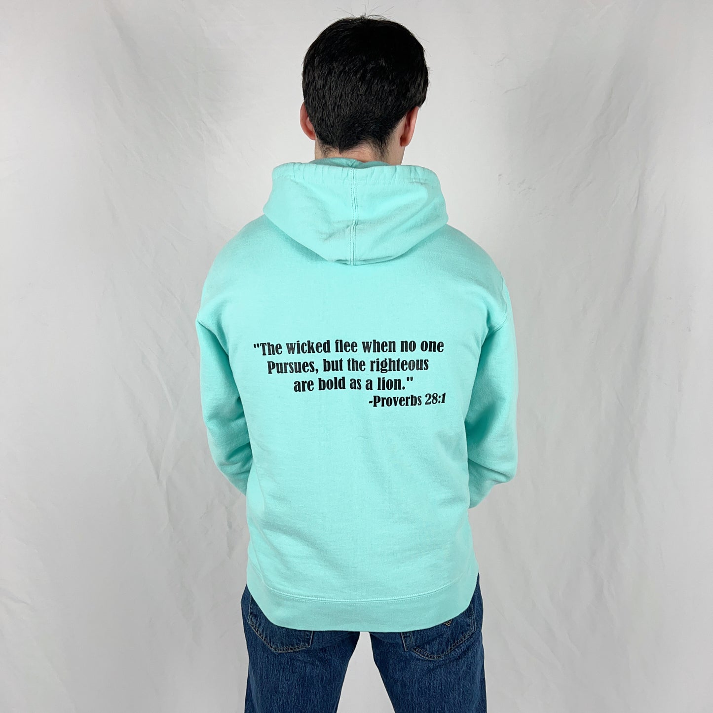 Mint-Black Sanctify Hoodie