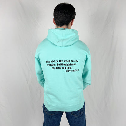 Mint-Black Sanctify Hoodie