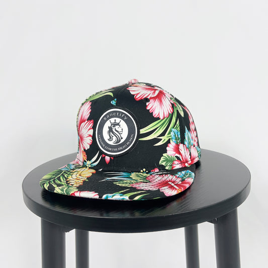 Flower Hat-Snap back