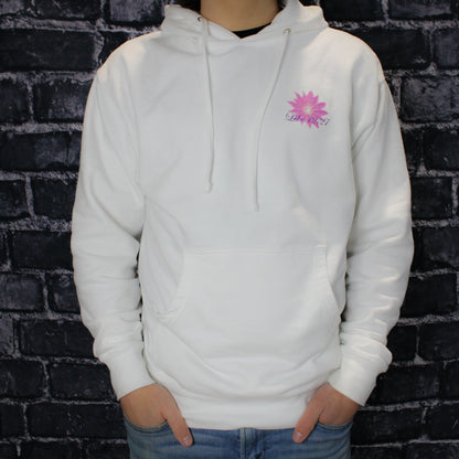 White Bitterroot flower Hoodie