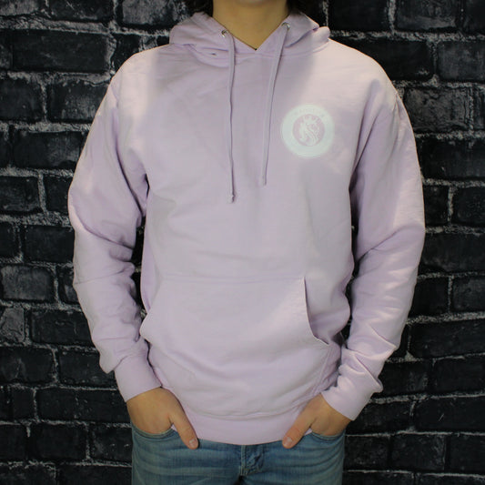 Lavender-White Sanctify Hoodie