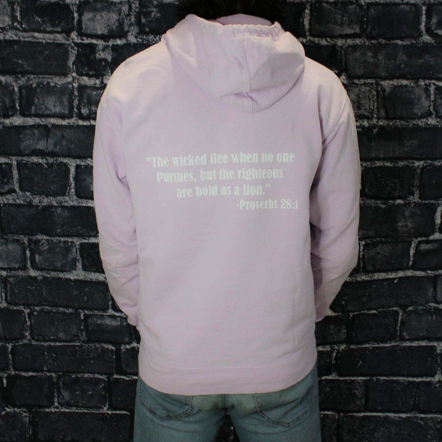 Lavender-White Sanctify Hoodie