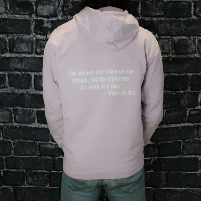Lavender-White Sanctify Hoodie