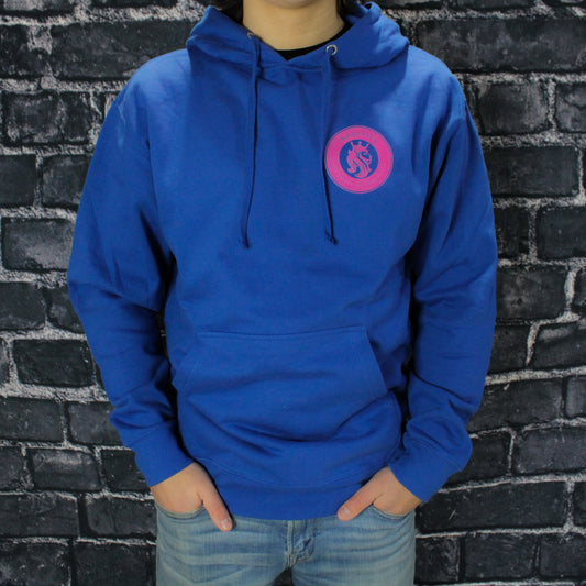 Royal Blue-Pink Sanctify Hoodie