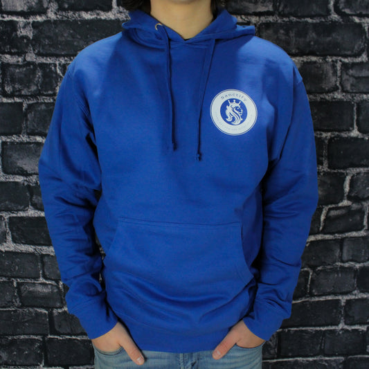 Royal Blue-White Sanctify Hoodie